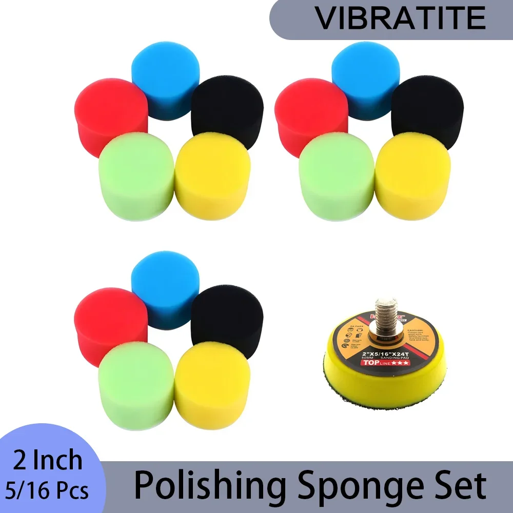 Polish Pad Set Buffer - 5/16 Buah Set Spons Poles 2
