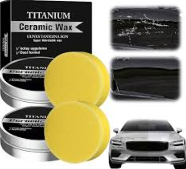 Car Wax Ceramic Coating - 100g Krim Lilin Keramik Titanium Profesional
