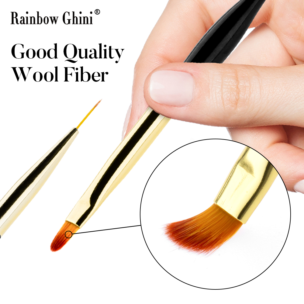 Detailing Brush Set - Rainbow Ghini 3 Buah/Set Kuas Seni
