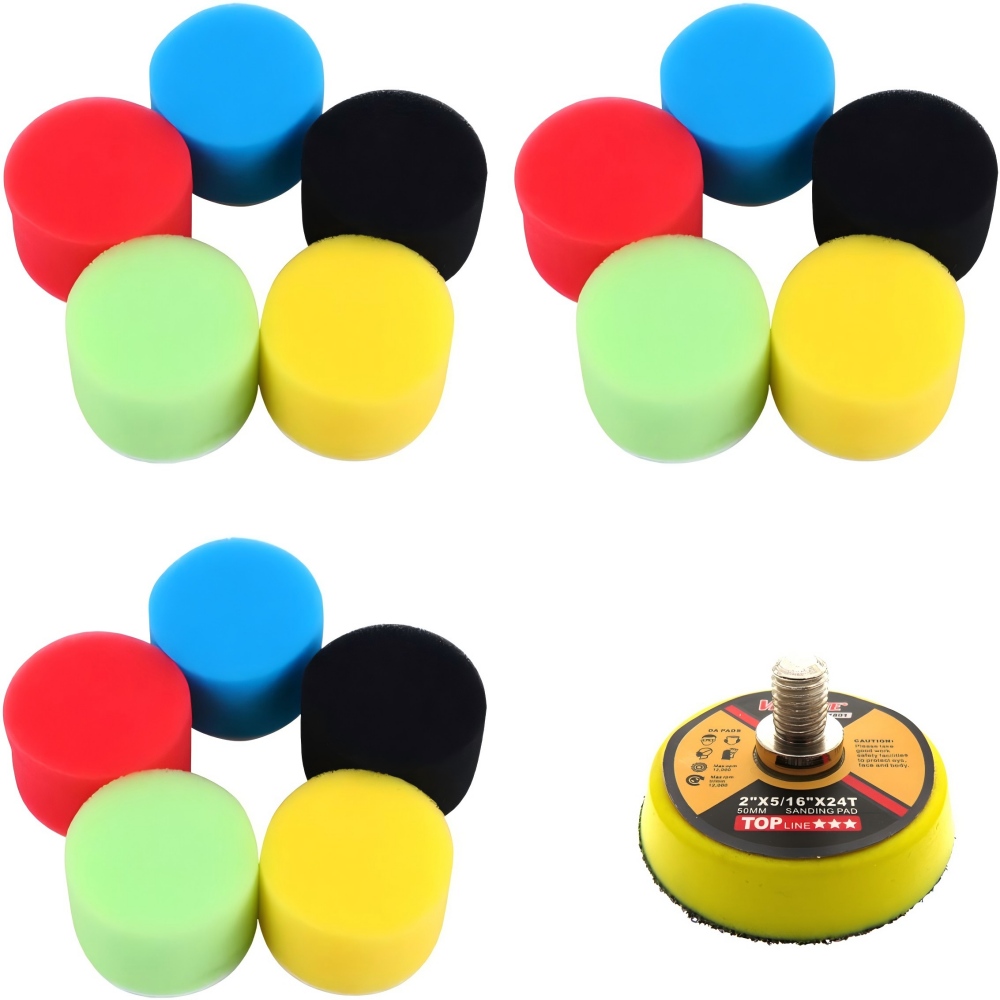 Polish Pad Set Buffer - Kit Poles Mobil 2 Inci 50MM