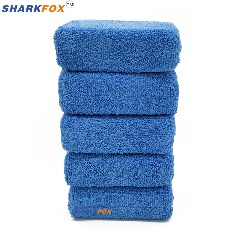 Wax Applicator Pad - Sharkfox 5 Buah/Lot Bantalan Pembersih Aplikator