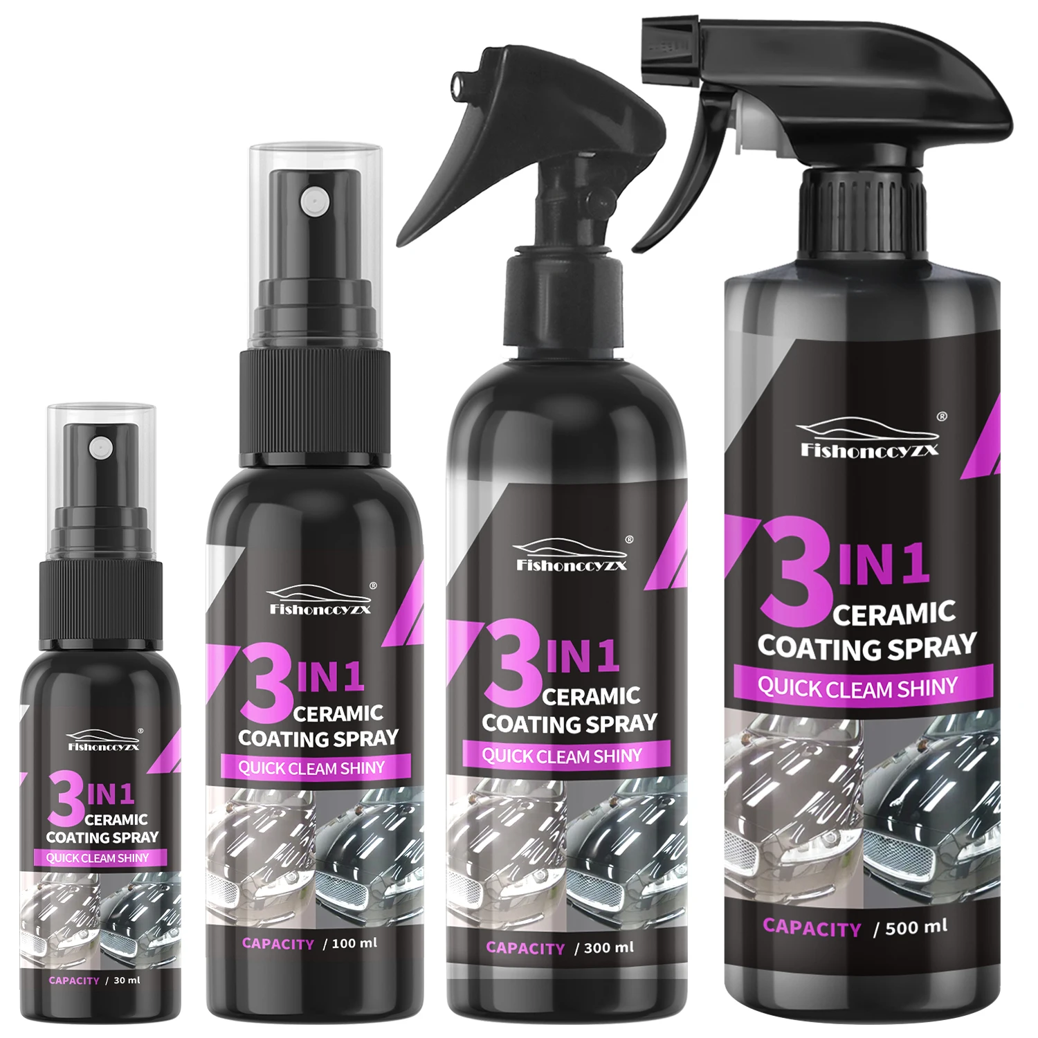 Car Wax Ceramic Coating - Semprotan Lapisan Keramik Cair 3 in