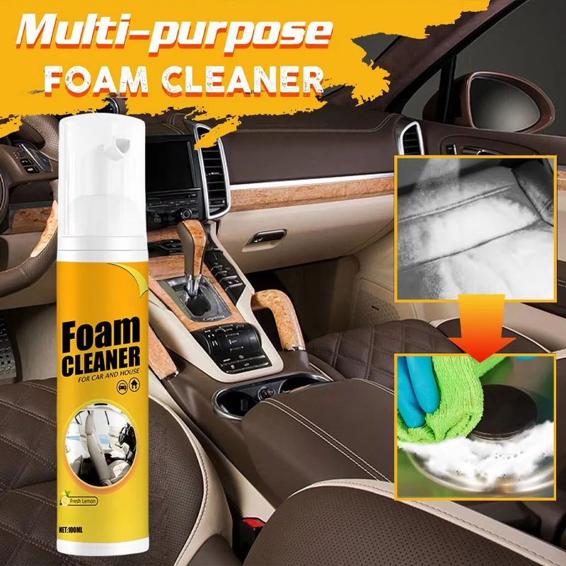 Leather Cleaner Interior - Pembersih busa multifungsi untuk jok mobil,