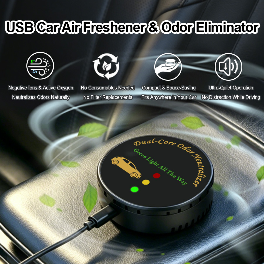 Odor Eliminator Car - Pembersih Udara Mobil, Penghilang Bau Otomatis