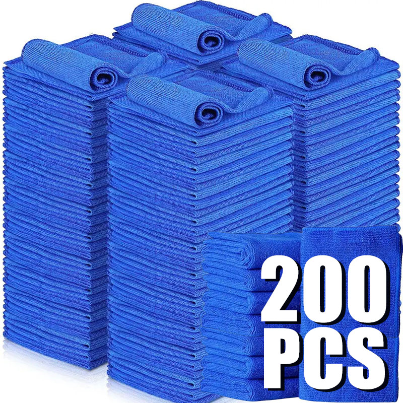Microfiber Towel Detailing - 10/200PCS Kain Lap Mobil Mikrofiber Super