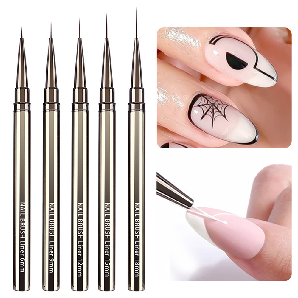 Detailing Brush Set - Set Kuas Seni Kuku Profesional 5
