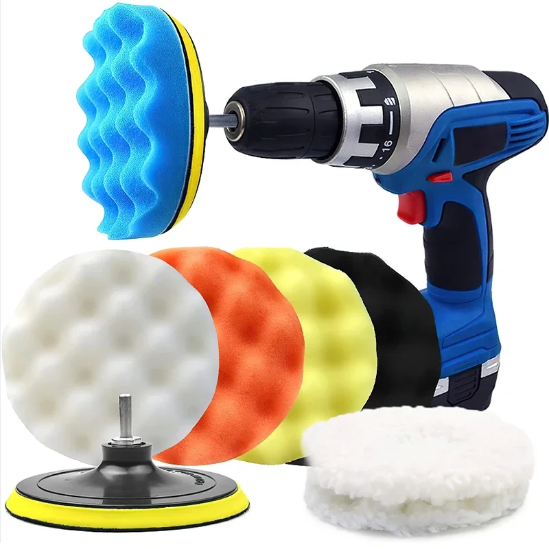 Polish Pad Set Buffer - Kit Pad Poles Mobil Baru 8