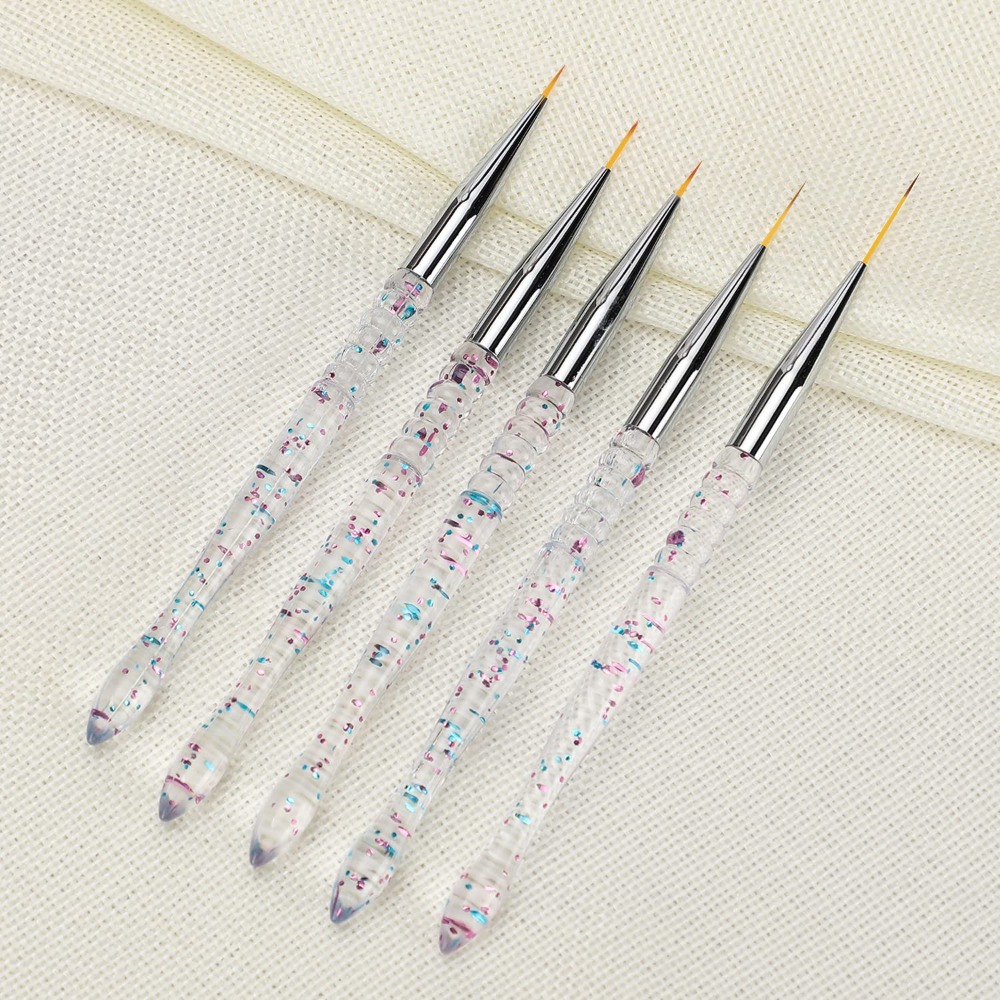 Detailing Brush Set - 5 Buah Set Kuas Liner Seni