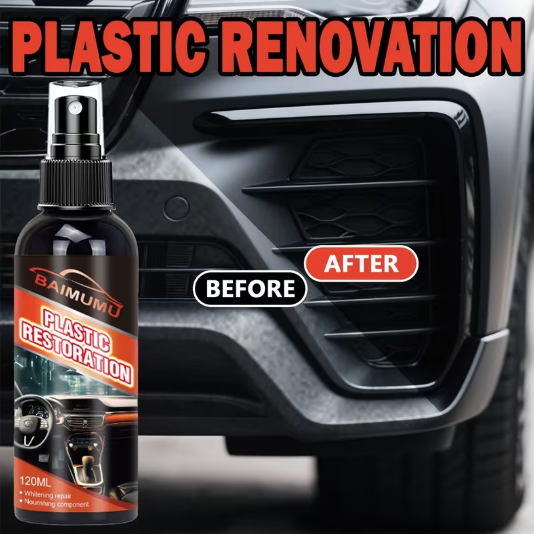 Trim Restorer Plastic - Semprotan Pemulih Plastik Mobil 120ml, Renovator