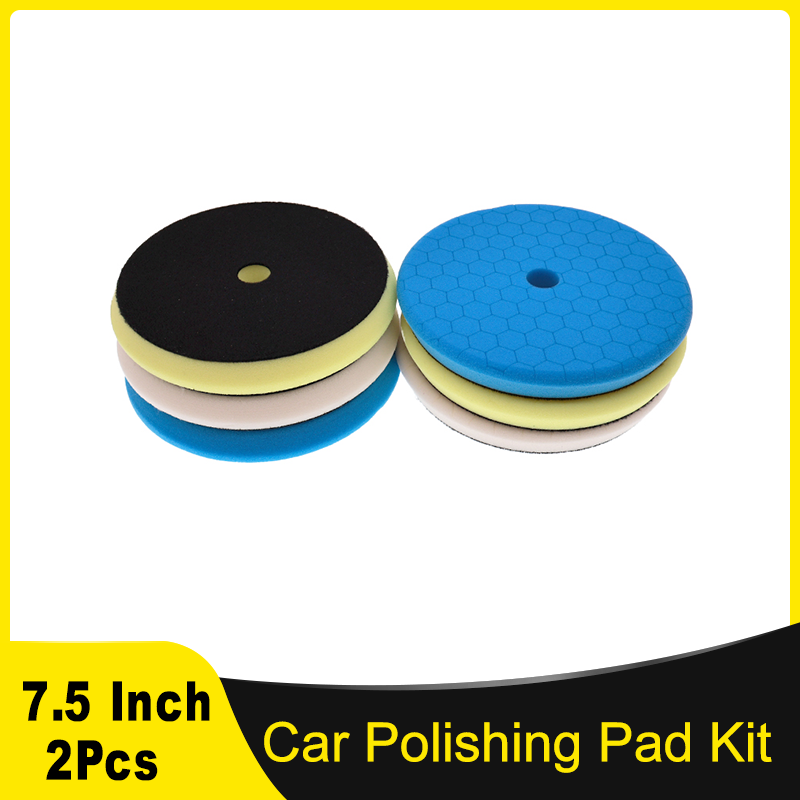 Polish Pad Set Buffer - Kit Bantalan Poles Mobil 7,5 Inci,