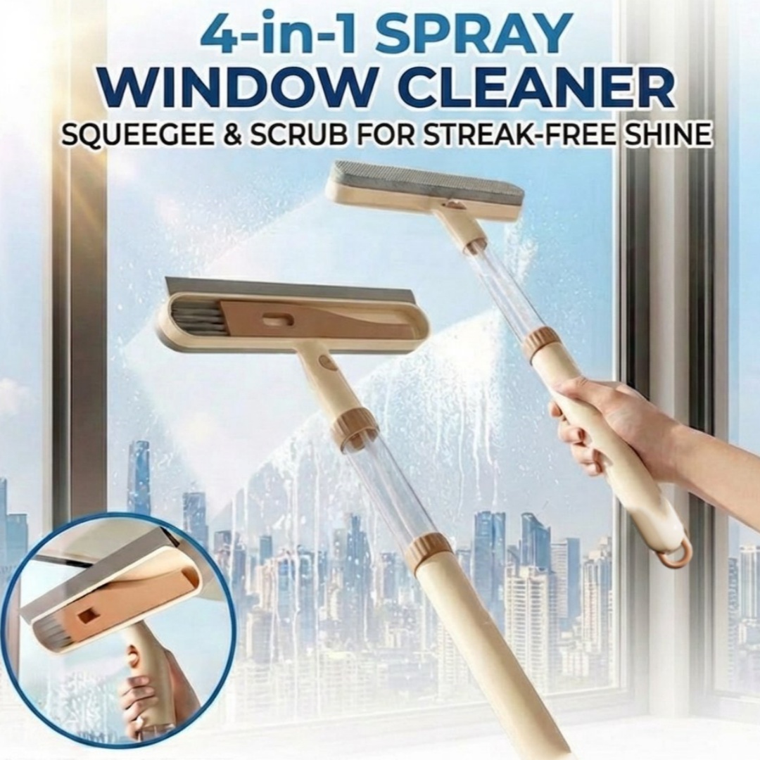 Glass Cleaner Streak - Pembersih Kaca Jendela 4-in-1 yang Dapat
