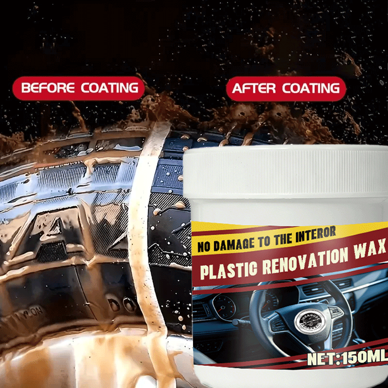 Trim Restorer Plastic - Krim Lilin Renovasi Plastik 150G, Pengkilap