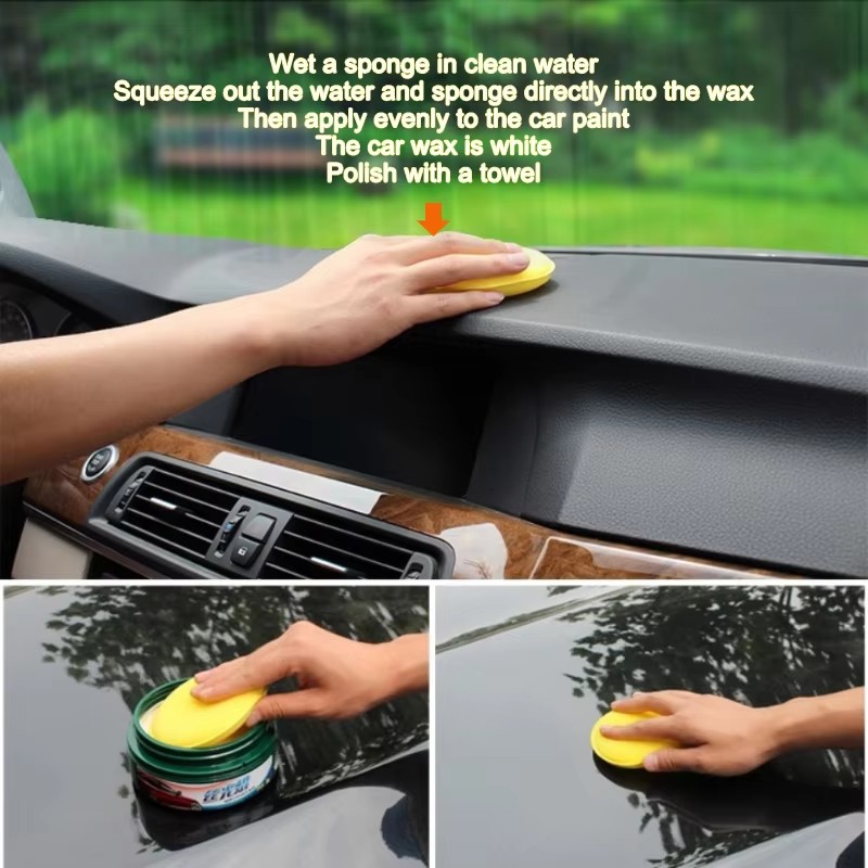 Wax Applicator Pad - Alat Perawatan Detailing Mobil Abu-abu 12pcs