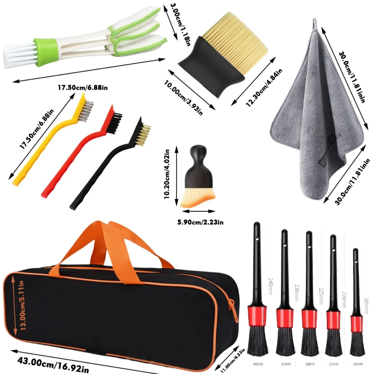 1-15 Buah Kit Sikat Detail Pem - Dirt Brush Interior ulasan dan harga