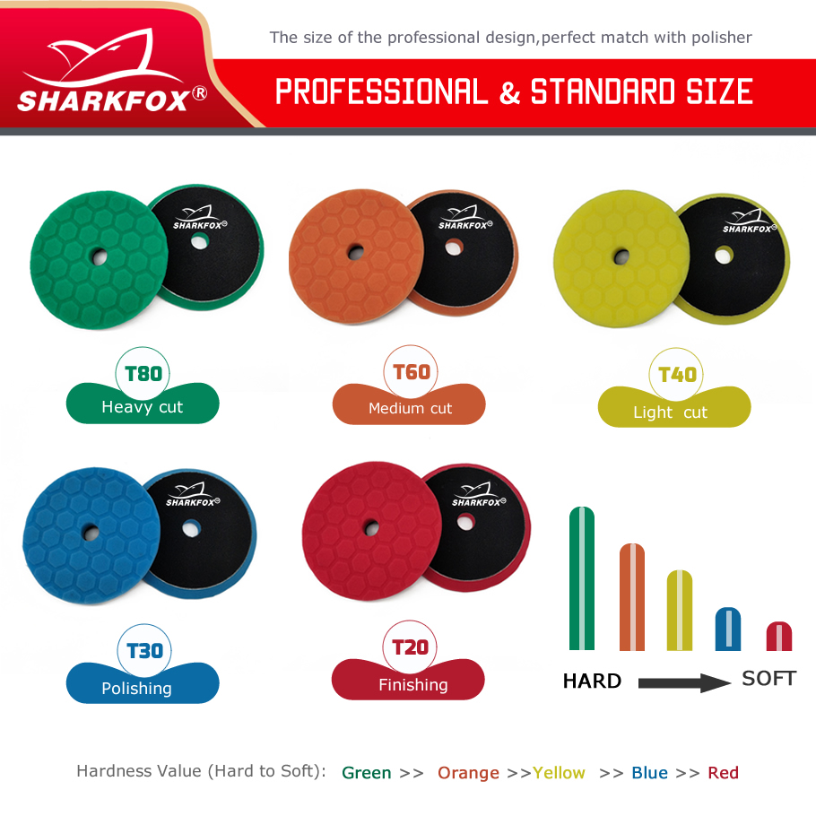 Sharkfox 5 buah/Set 5 inci (12 - Polish Pad Set Buffer ulasan dan harga