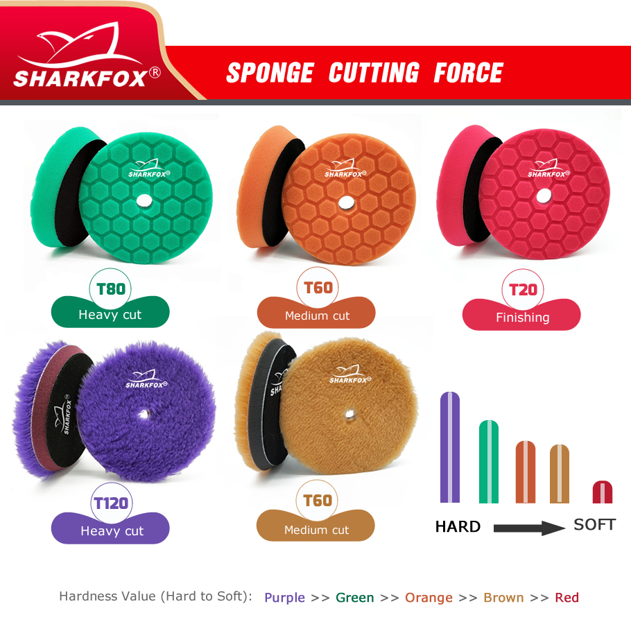 Sharkfox bantalan penghalus wo - Polish Pad Set Buffer ulasan dan harga