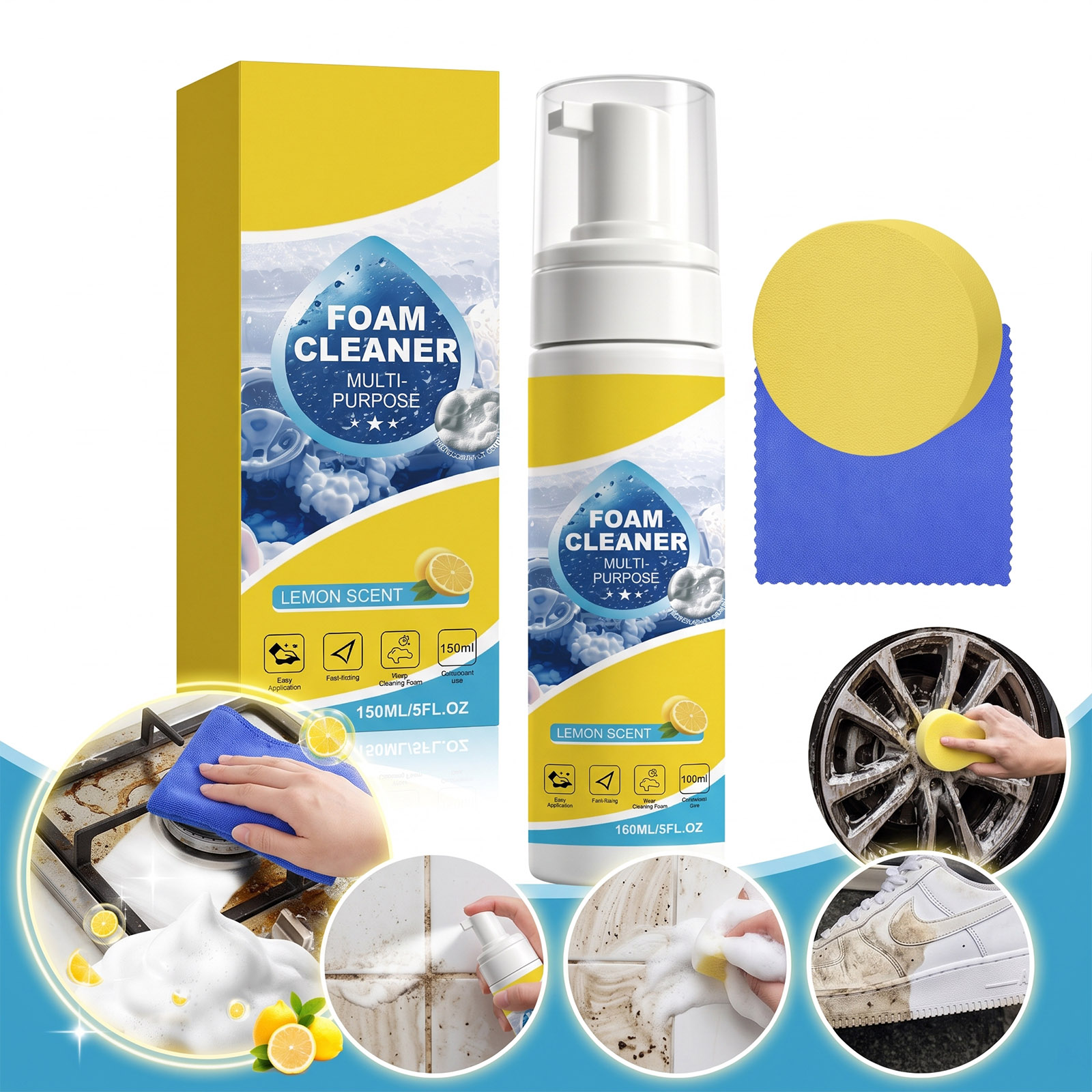 Kit Pembersih Busa Serbaguna u - Interior Detailing Kit ulasan dan harga
