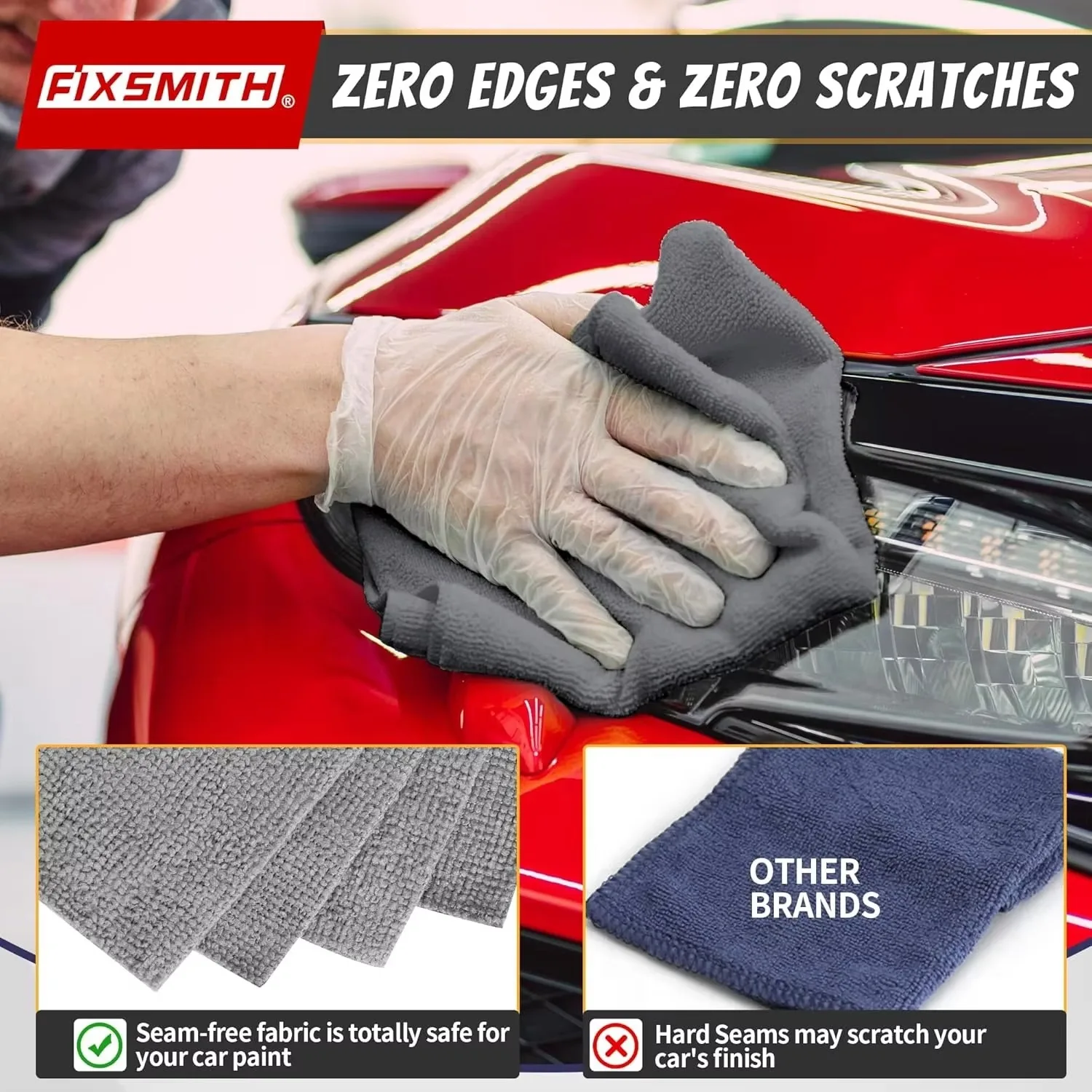 Kain Pembersih Serat Mikro Teb - Microfiber Towel Detailing ulasan dan harga