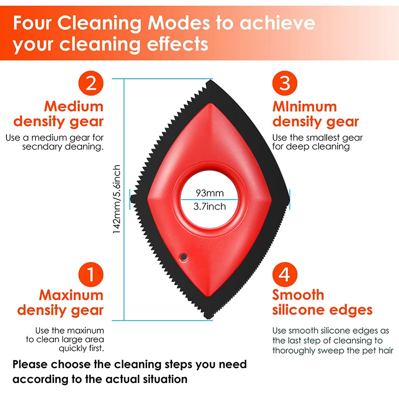 Sisir penghilang bulu hewan pe - Seat Cleaner Fabric ulasan dan harga