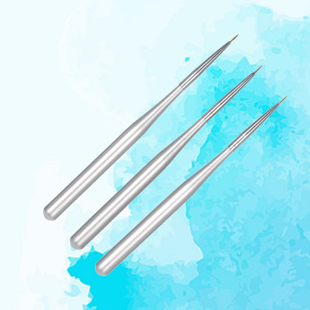 3 Buah Set Pena Liner Seni Kuk - Detailing Brush Set ulasan dan harga