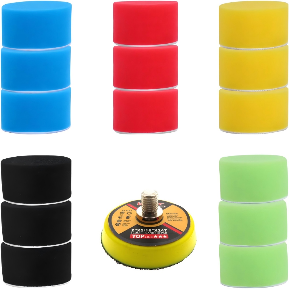 Kit Poles Mobil 2 Inci 50MM 16 - Polish Pad Set Buffer ulasan dan harga