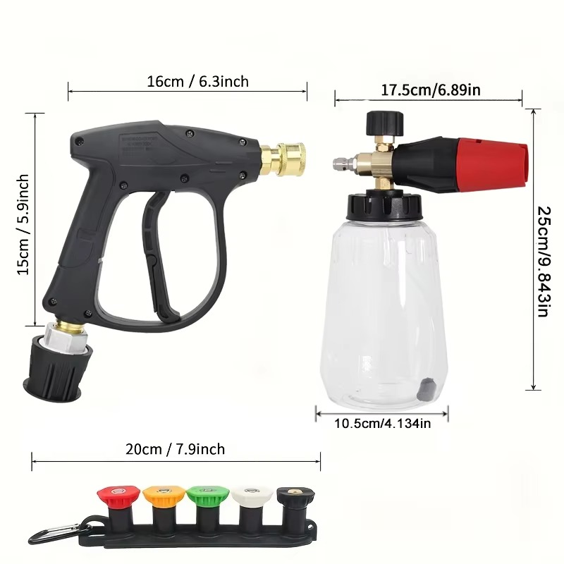 Kit Lance Foam Cannon Salju Ko - Pressure Washer Foam Gun ulasan dan harga
