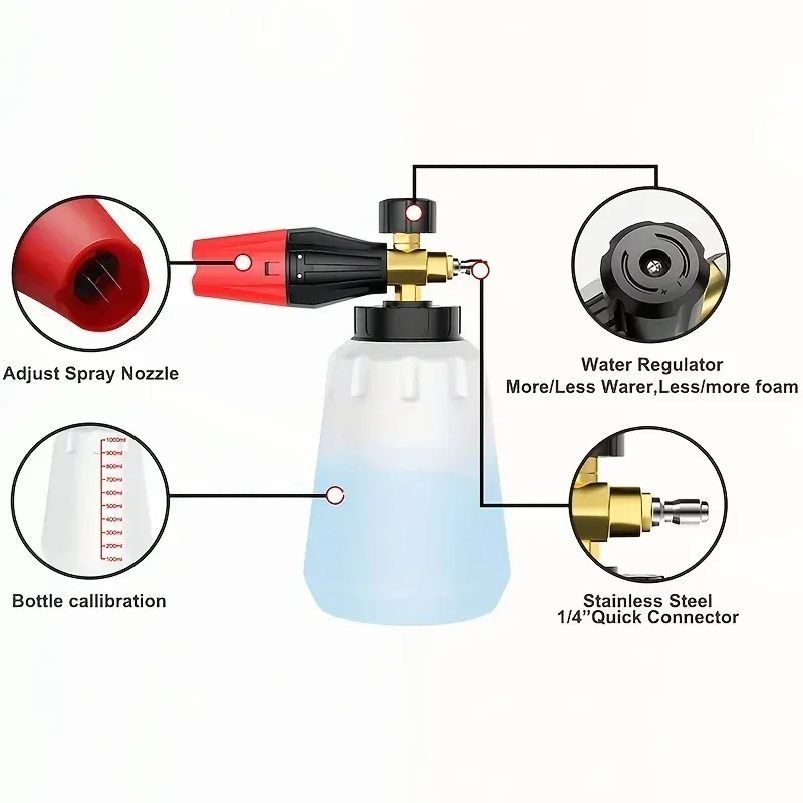 Meriam Busa PA Tekanan Tinggi  - Pressure Washer Foam Gun ulasan dan harga