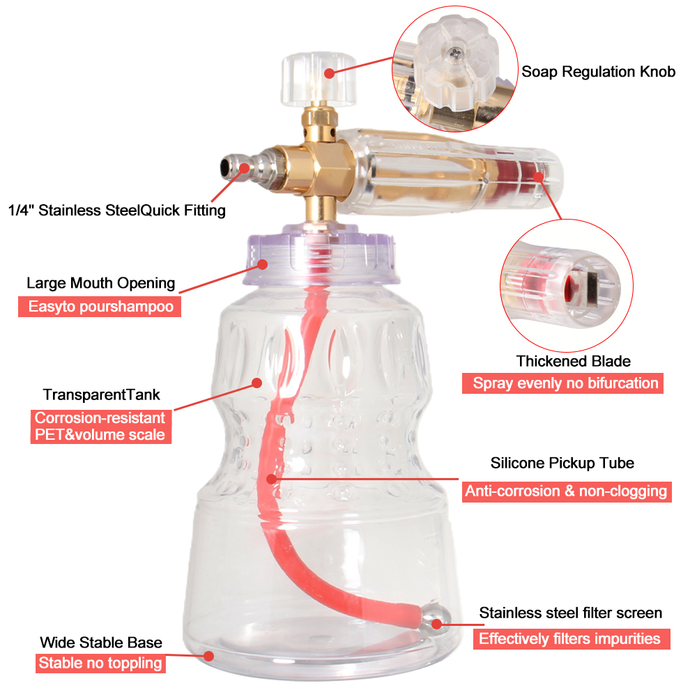Alat Semprot Busa Aluminium Pr - Pressure Washer Foam Gun ulasan dan harga