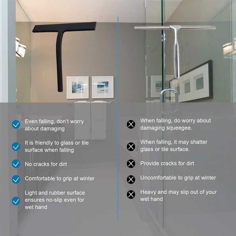 Penghapus Kaca Silikon Hitam M - Glass Cleaner Streak ulasan dan harga