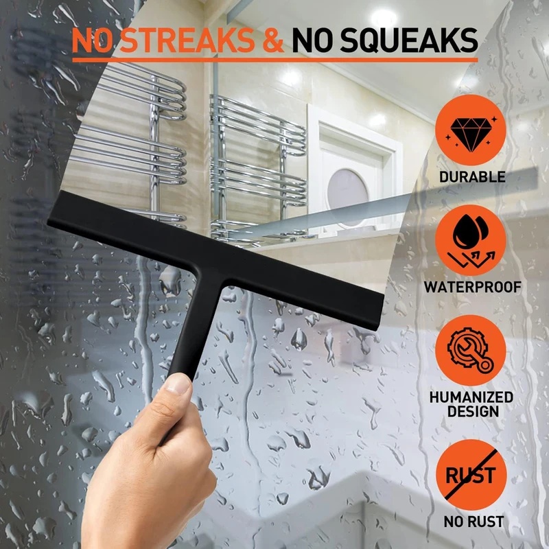 Penghapus Kaca Silikon Hitam M - Glass Cleaner Streak ulasan dan harga