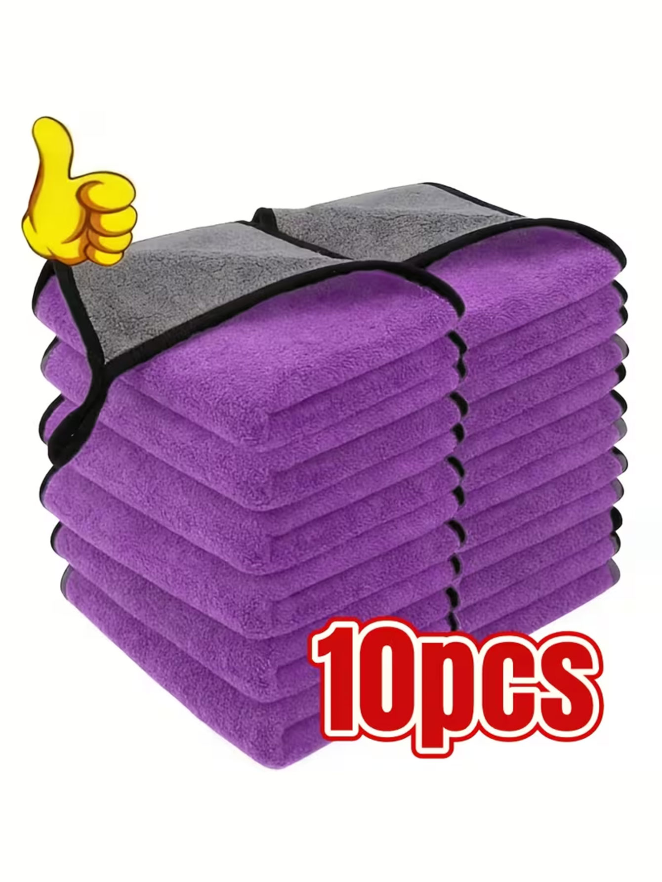10-Pack Kain Lap Pembersih Mik - Microfiber Towel Detailing ulasan dan harga
