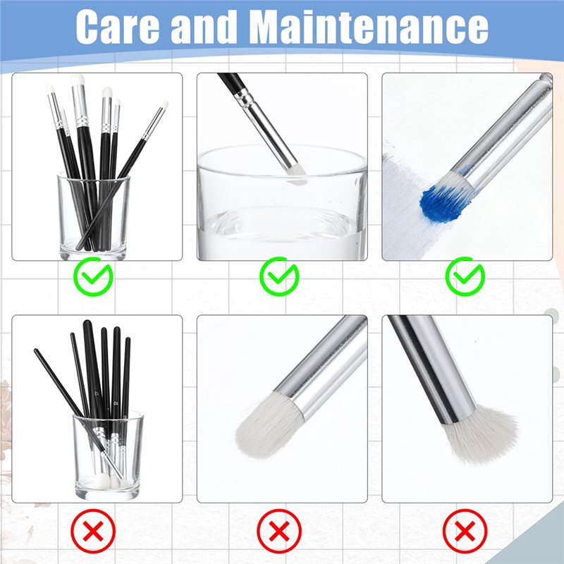 AT02-Profesional Untuk Karya S - Detailing Brush Set ulasan dan harga