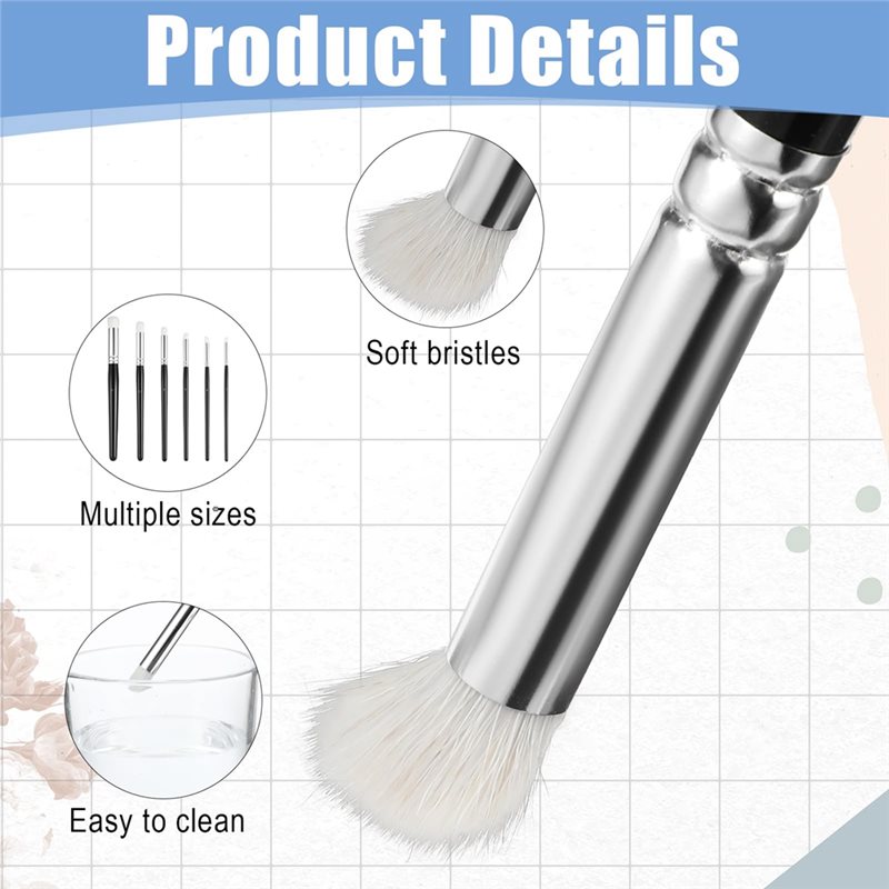 AT02-Profesional Untuk Karya S - Detailing Brush Set ulasan dan harga