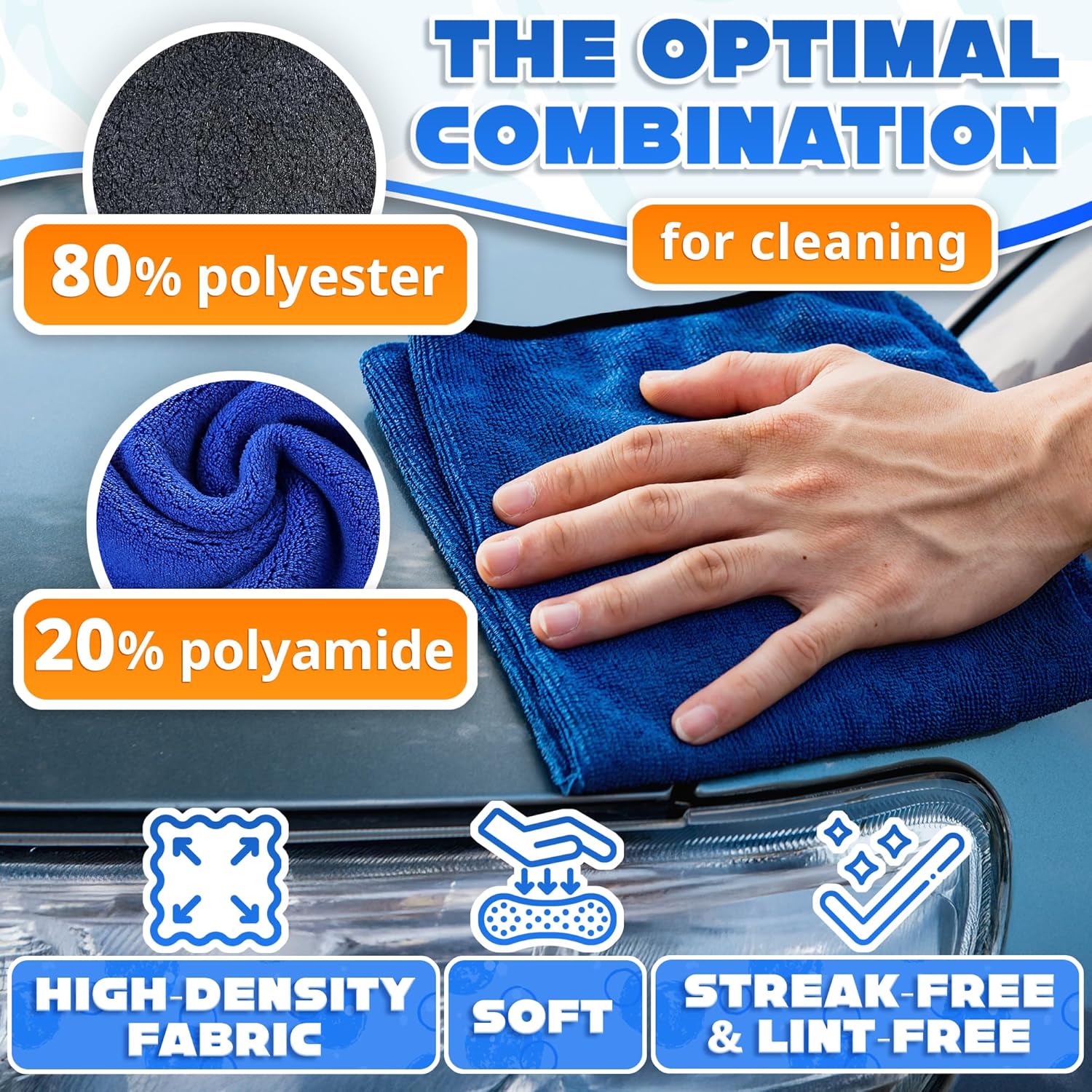 Kain Lap Mobil Mikrofiber, Kai - Microfiber Towel Detailing ulasan dan harga