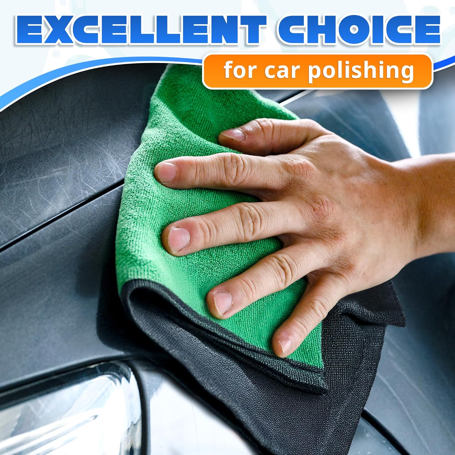 Kain Lap Mobil Mikrofiber, Kai - Microfiber Towel Detailing ulasan dan harga