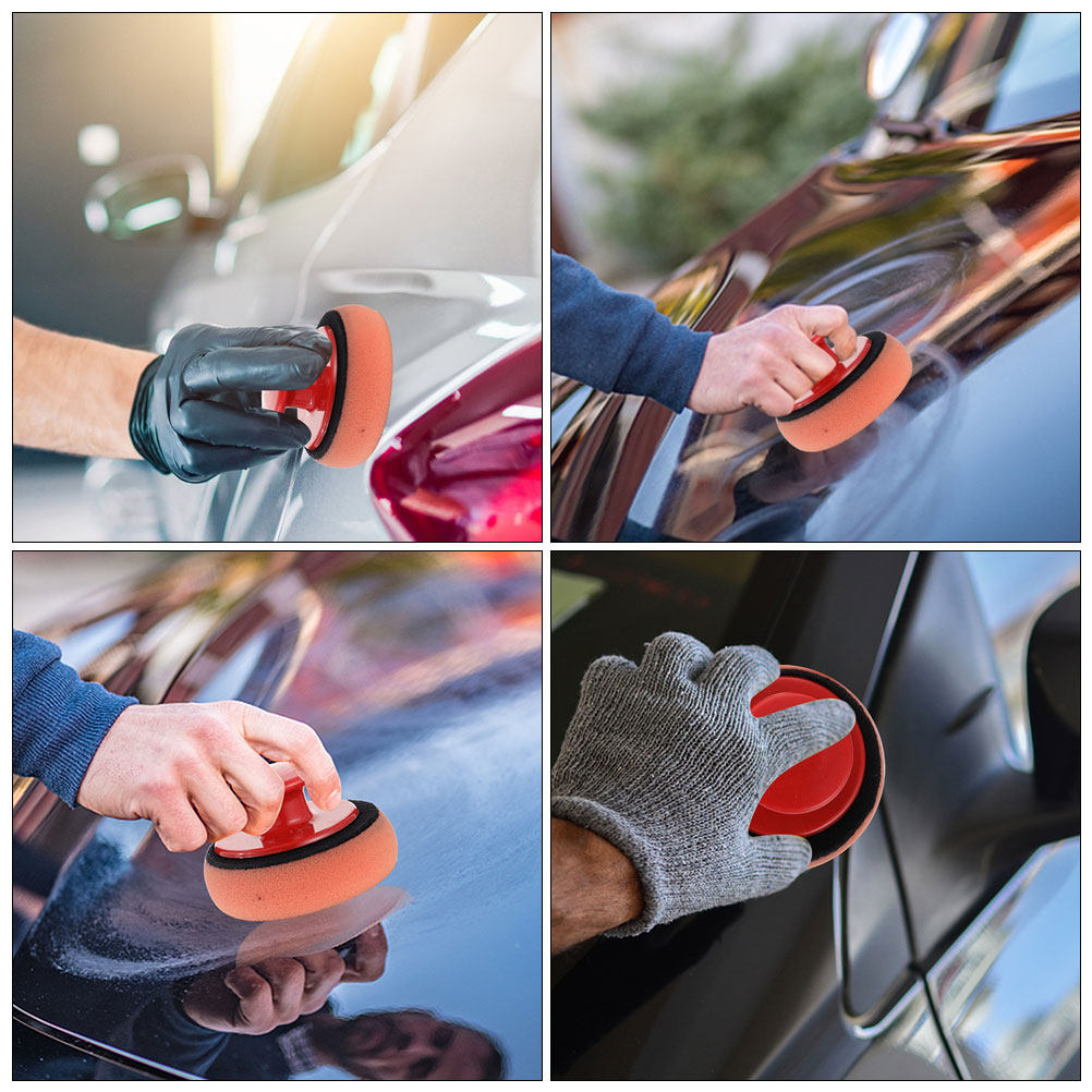 Set Spons Waxing Mobil 4-Poton - Wax Applicator Pad ulasan dan harga