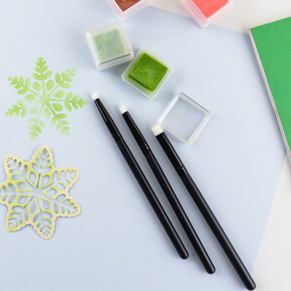 3 Buah/Set Set Kuas Pencampur  - Detailing Brush Set ulasan dan harga