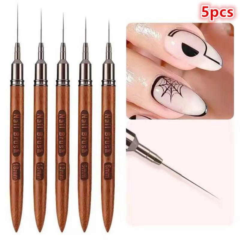 Set Kuas Liner Nail Art 5 Buah - Detailing Brush Set ulasan dan harga