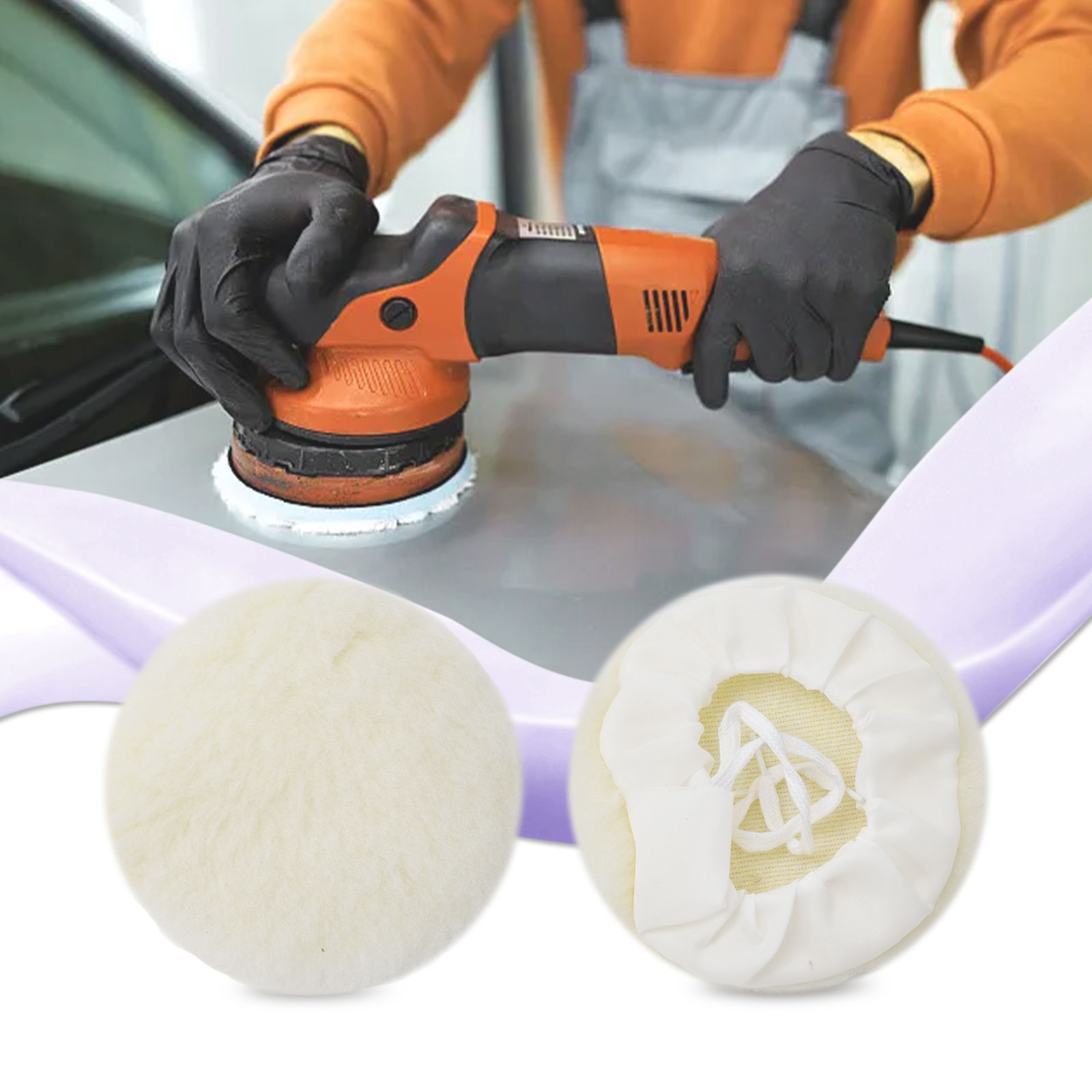 Set Bantalan Poles 125mm Buffe - Polish Pad Set Buffer ulasan dan harga