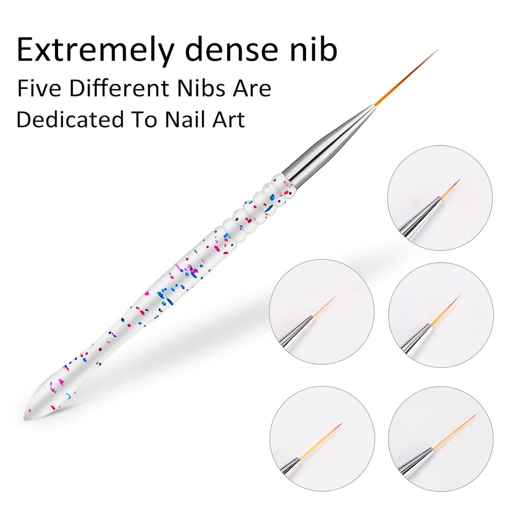 5 Buah Set Kuas Liner Seni Kuk - Detailing Brush Set ulasan dan harga