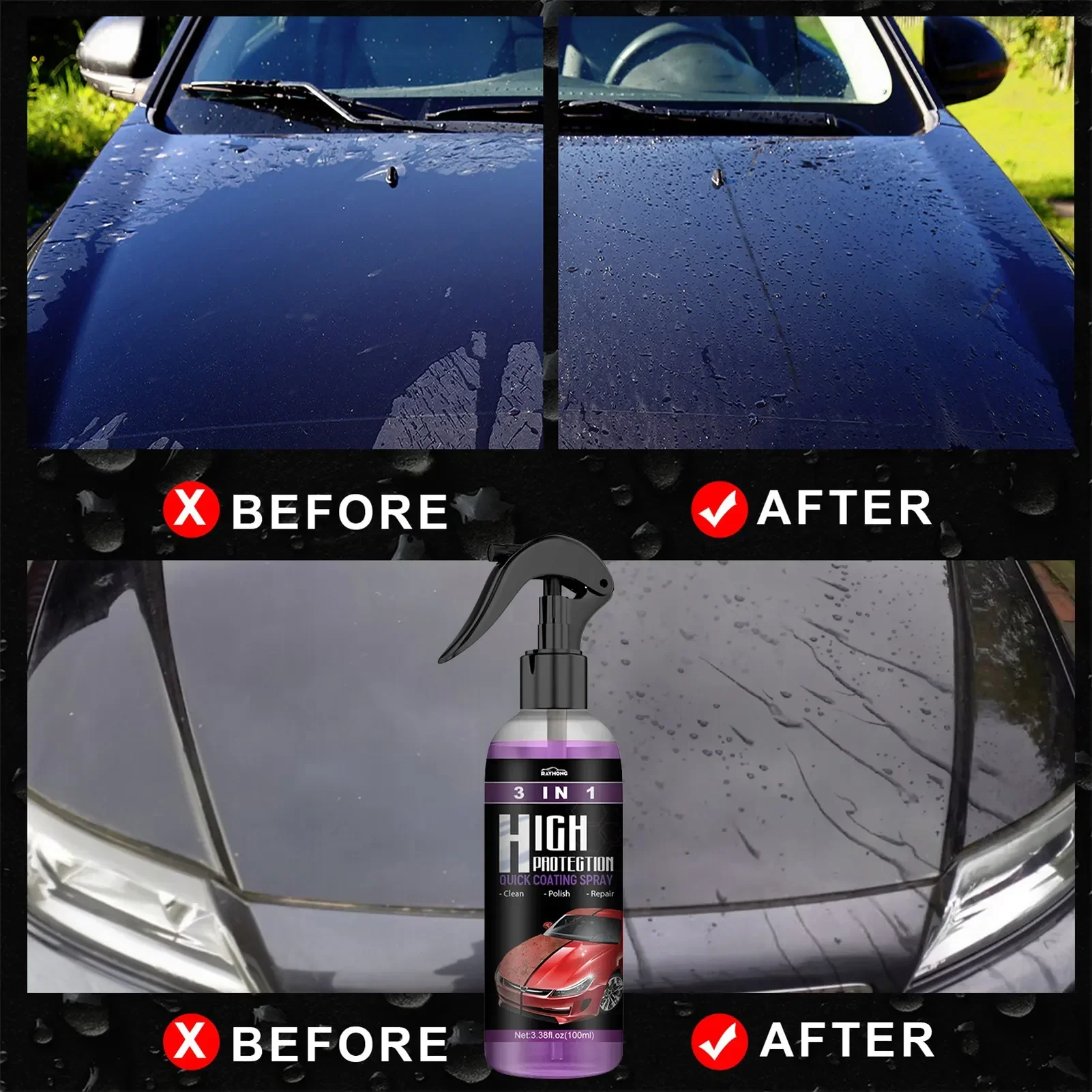 Semprotan Lapisan Keramik Cair - Car Wax Ceramic Coating ulasan dan harga