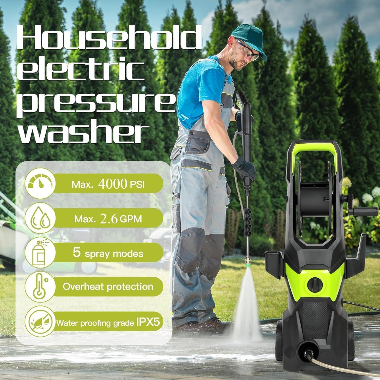 Mesin Cuci Tekanan Listrik 400 - Pressure Washer Foam Gun ulasan dan harga